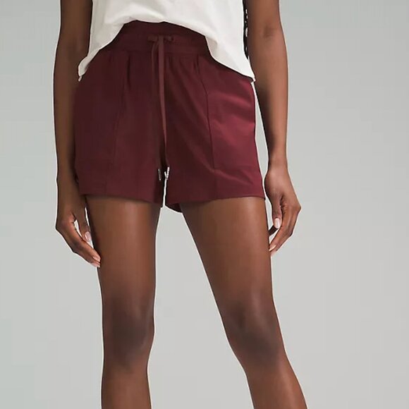 Lululemon Dance Studio High-Rise Short 3.5 Red Merlot Size 4 - Picture 1 of 4